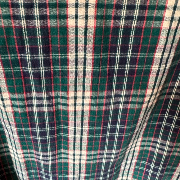 THE GREAT. Cotton plaid button down sleepwear top - Picture 5 of 8